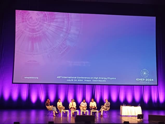 20240723_145224 A panel discussion on future colliders at the International Conference on High Energy Physics (ICHEP).