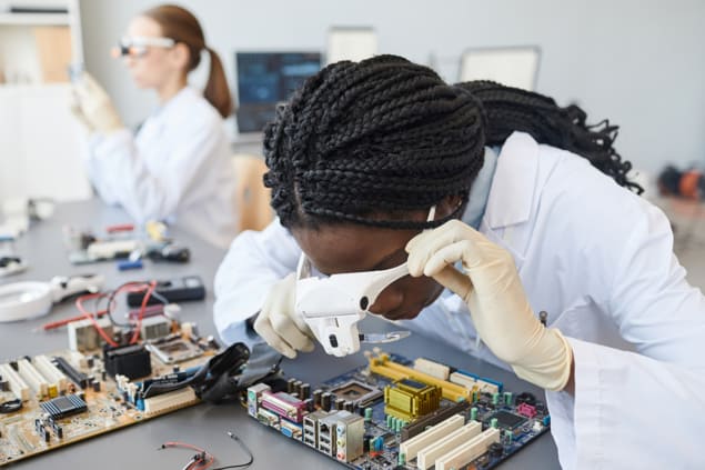 engineer in lab engineer in lab