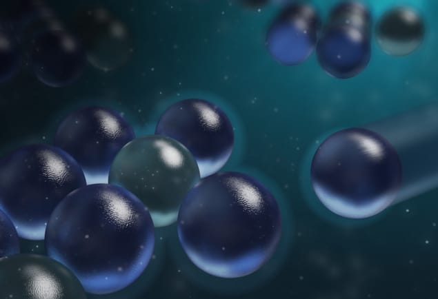 Negatively charged particles in water attract to form hexagonal clusters Negatively charged particles in water attract to form hexagonal clusters