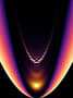 The narrower the parabola shape, the more one-dimensionally the gas behaves