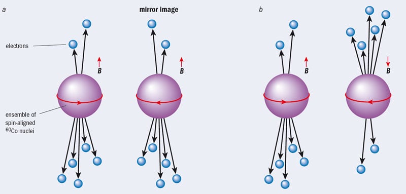Diagram of parity-violation experiments