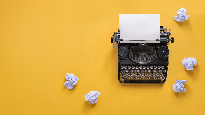 Vintage typewriter